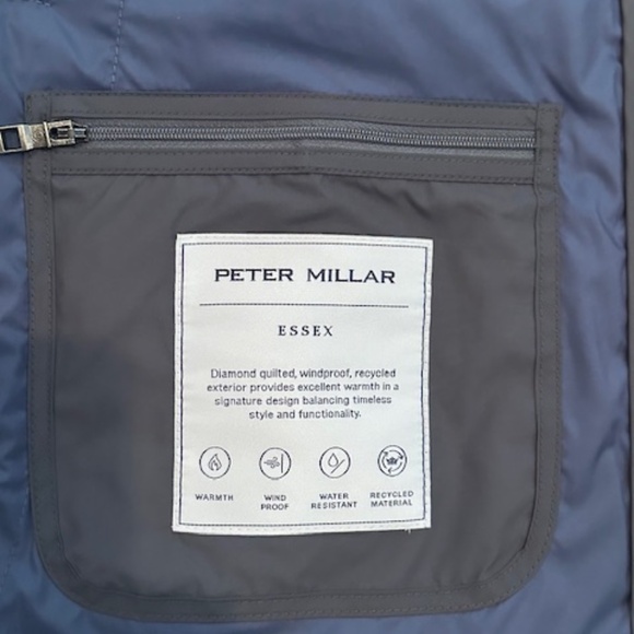 Peter Millar Essex Vest XLT Iron New 2025 - Picture 4 of 4
